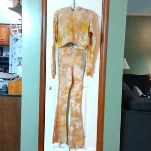 Wild fable waffle knit hoodie and pants set